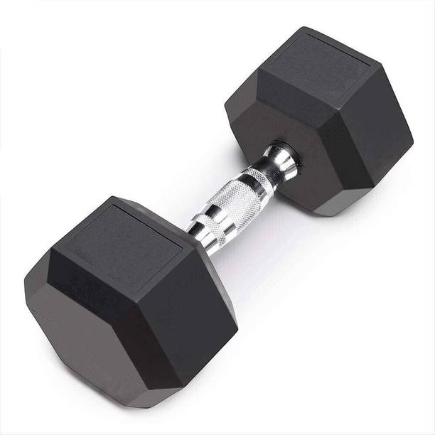 gamers hub Hexa Double Hexagon 10KGx1 Fixed Weight Dumbbell