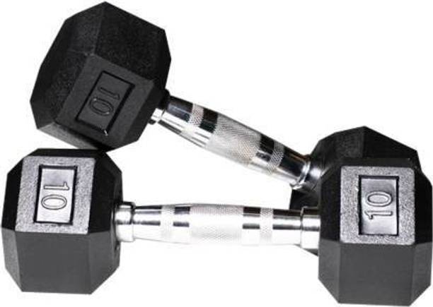 vnh Pair Of 10Kg (10Kg X 2) Fixed Weight Dumbbell