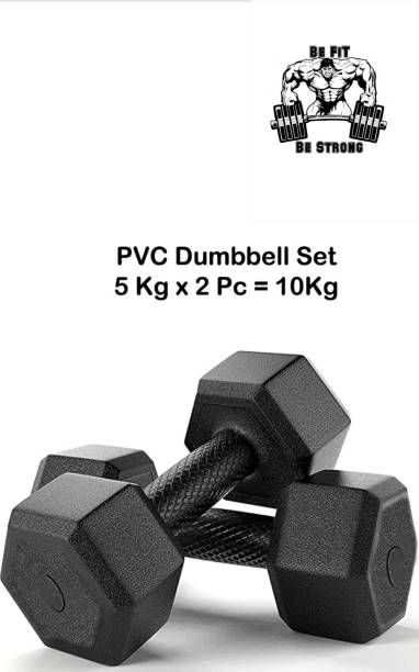 Beefit 10kg Dumbbell Set 1 Pair of Dumbbells for Home FITNESS Fixed dumbbell 10kg Fixed Weight Dumbbell