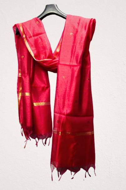 Khadija's Poly Chanderi Woven Women Dupatta