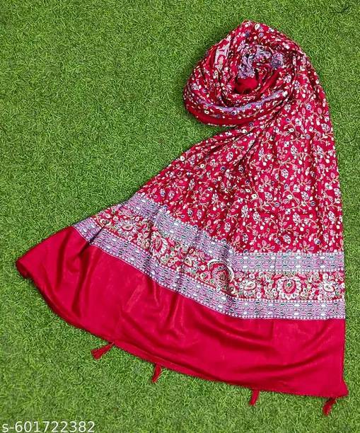 Rayon Printed Multicolor Women Dupatta