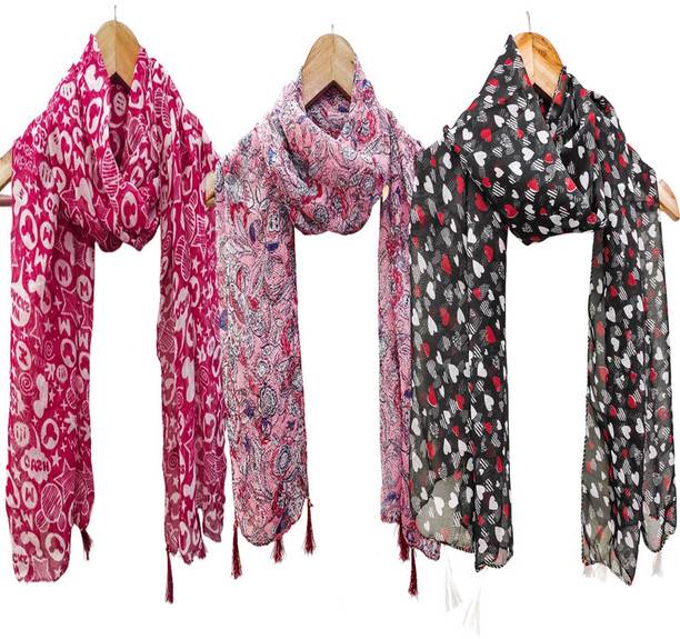 URGEN Georgette Printed Women Dupatta