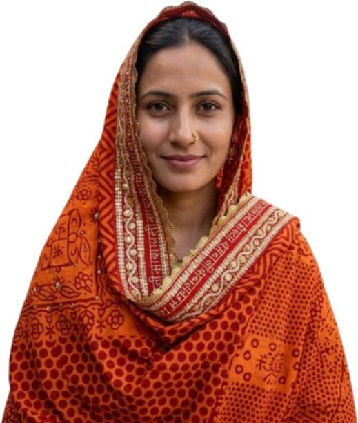 Chiffon Self Design Multicolor Women Dupatta