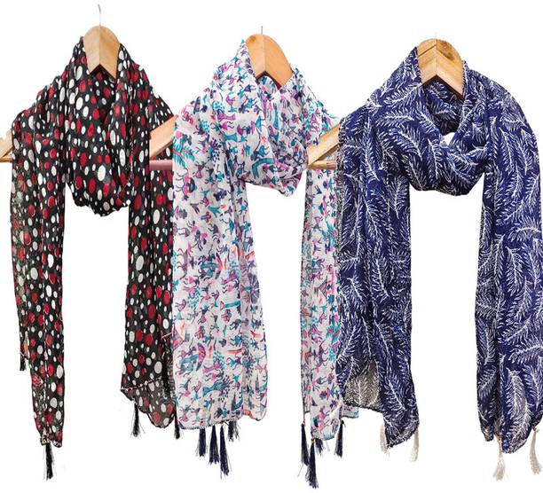 URGEN Georgette Printed Women Dupatta