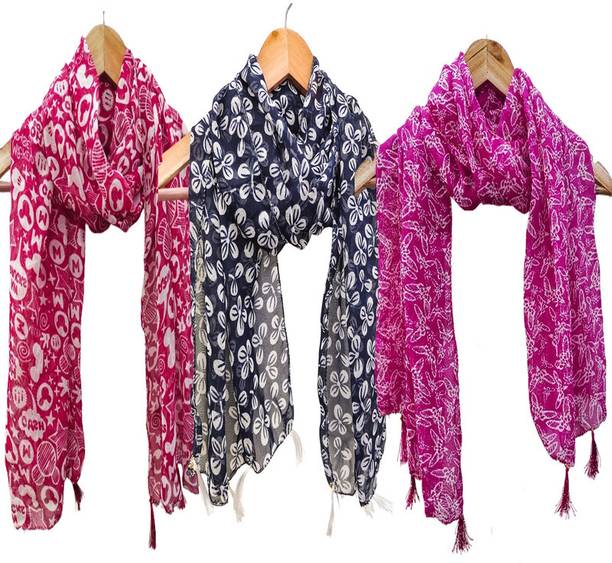 URGEN Georgette Printed Women Dupatta