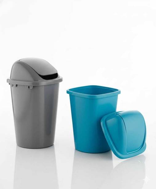 moonpalav Smart Portable Mini Desk Dustbin | Car Cup Holder Trash Bin | Multipurpose Use Plastic Dustbin