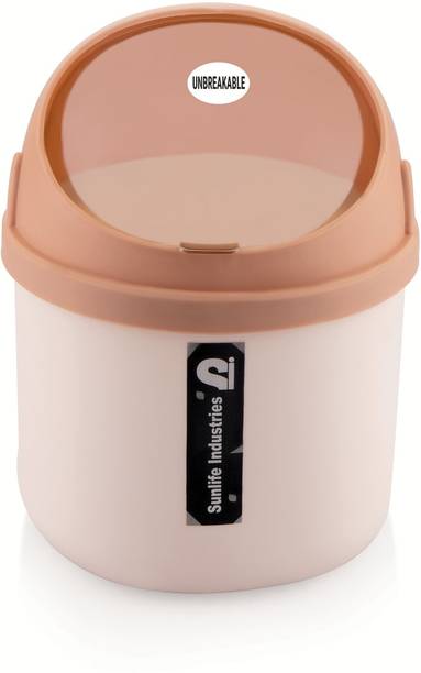 SUNLIFE - Smartbin Capacity 1700ml - Unbreakable Mirror - For Home, Office & Kitchen Plastic Dustbin