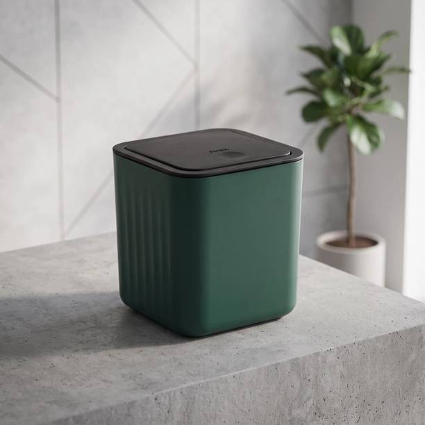 EliteCart Elegant Push Top Dustbin | Multipurpose Plastic Waste Bin for Everyday Use Plastic Dustbin