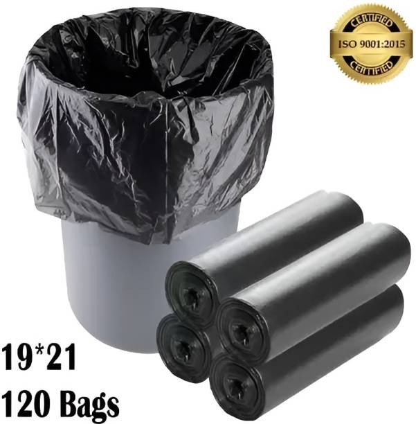 HOMKIT Premium OXO - Biodegradable Garbage Bags 19 X 21 Inch Medium Size Bag For Plastic Dustbin