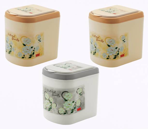 FABLE Desktop Mini Waste Bin Disposal Dustbin for Car Office Desk and Home Use Plastic Dustbin