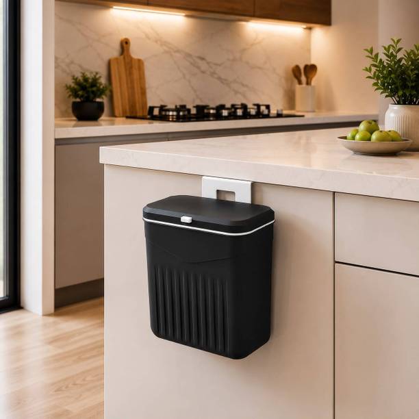 ESSNIX Prime Multi-Purpose Wall Mounted Dustbin | Smart Hanging Trash Can for Kitchen Home Plastic Dustbin