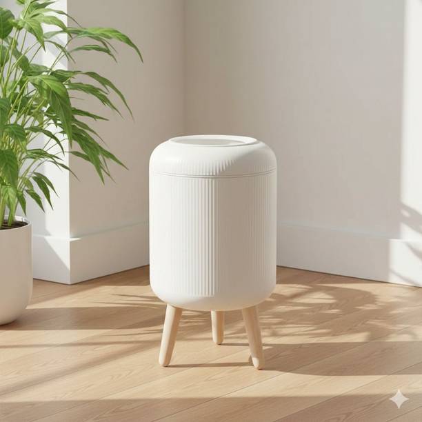 VIWA DUSTBIN WHITE A1 Plastic Dustbin