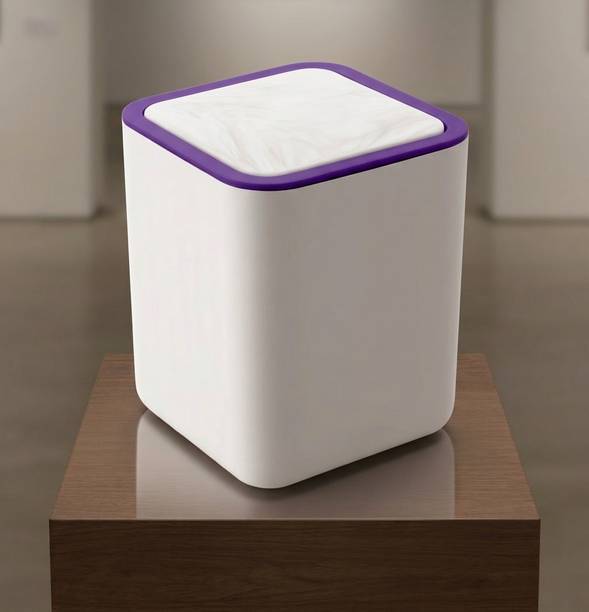 EliteCart Push Lid Plastic Dustbin for Home & Office | Modern Waste Bin with Lid Plastic Dustbin