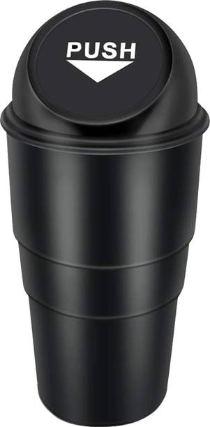 BHAVYARPAN Mini Car Trash Bin Can Holder Car Dustbin Plastic Dustbin