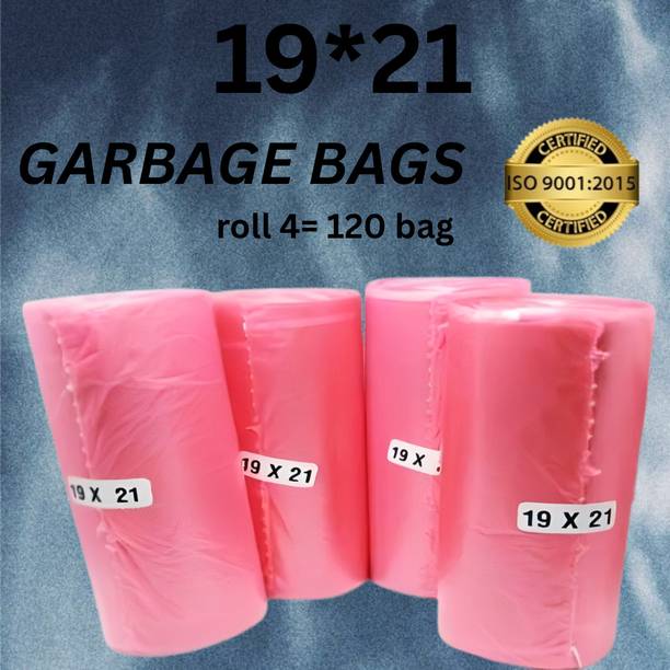 Shopative 19X21 Durable Dustbin Waste Liners for Daily Utility Tasks (Pack-4) Plastic Dustbin