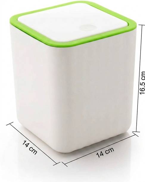 EliteCart Premium Push Lid Dustbin | Stylish Plastic Waste Bin for Home & Bathroom Plastic Dustbin
