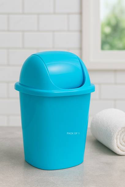 Zashvi BLUE DUSTBINIL Plastic Dustbin