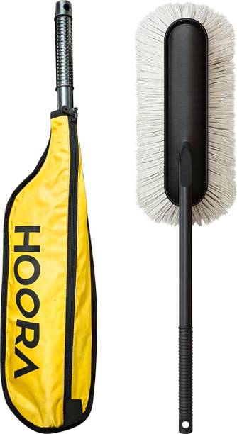 Hoora Quick Clean Premium Microfiber Car Duster Scratch-Free Dust Removal for Cars Wet and Dry Duster