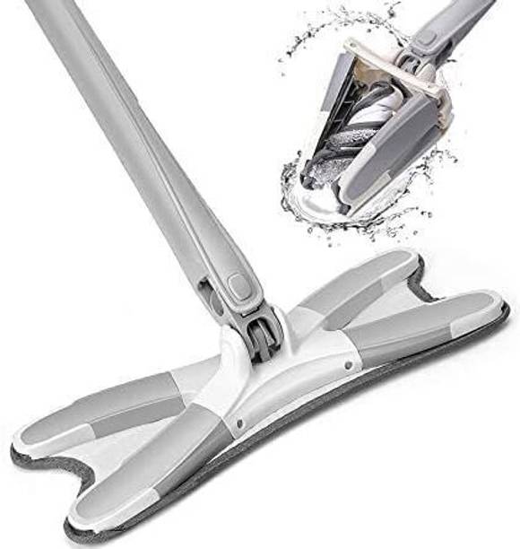 DHIYONIX X-Type 360 Degree Dry Wet Mop Wet and Dry Duster