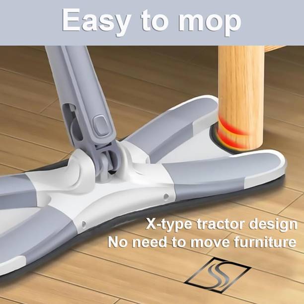 ASHGUJ Wood Floor Cleaner Mop Wet & Dry Mop