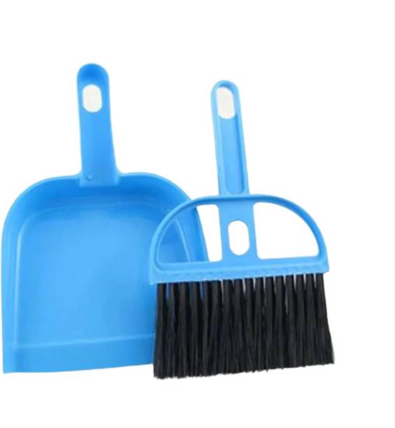 LIB Traders Mini Dustpan Set – 2 Pieces | Compact Hand Broom & Dustpan Cleaning Set Plastic Dustpan