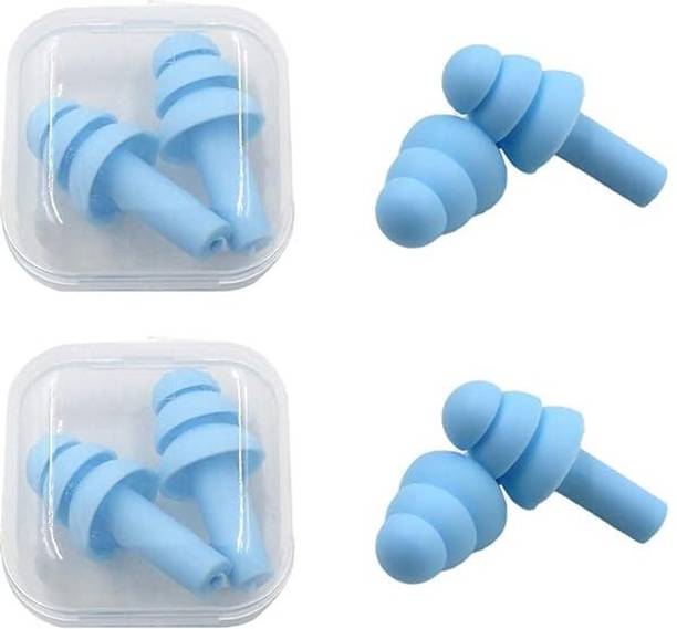 ZehrVibe Earplugs Noise Reduction for Swimming Airplanes Musicians Concerts Silicone Ear Plug