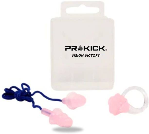 Prokick Ear Plug with Nose Clip, Assorted Color Ear Plug & Nose Clip
