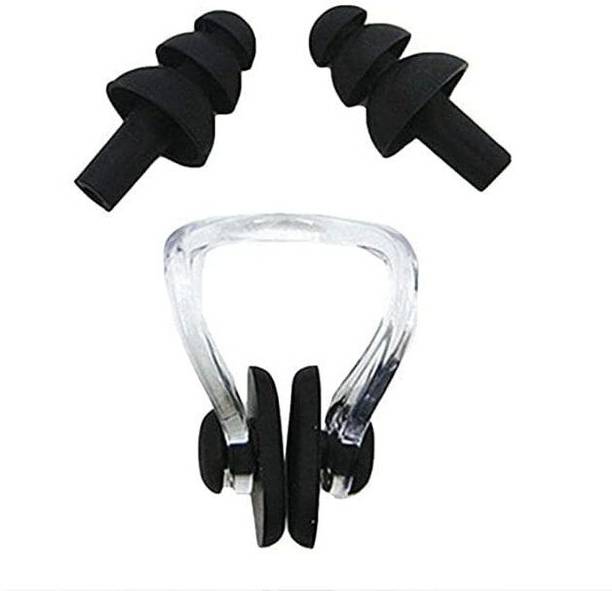 DECRONICS Sports Water Swimming Nose Clip & Ear Plugs Pool Accessories Ear Plug & Nose Clip