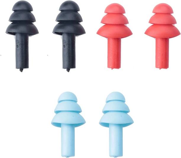 ZIRAK 3 Pairs Reusable EarPlugs Hearing Protection For Concert,Swimming,Study,Snoring Ear Plug
