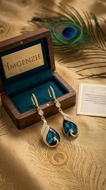 ERZ-33 Swarovski Crystal, Cubic Zirconia Alloy Drops & Danglers