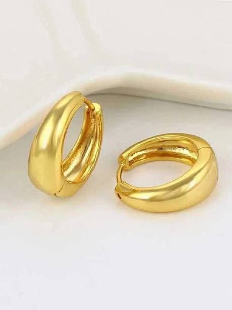 Jagsun On Point Bali Hoops Earrings Combo Set Ear rings Brass Hoop Earring, Stud Earring, Clip-on Earring