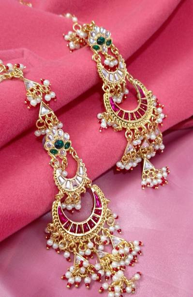 HOC0096 Alloy Chandbali Earring