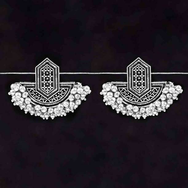 Leela Pearl Beauty Ear Studs Brass Stud Earring
