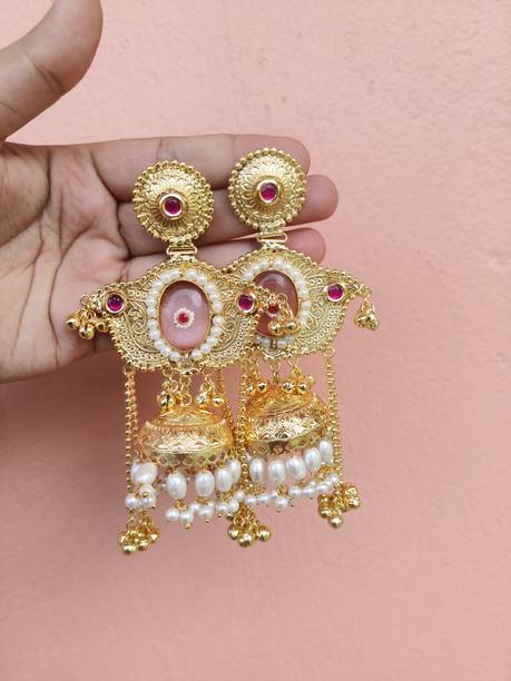 Mohini Brass Jhumki Earring