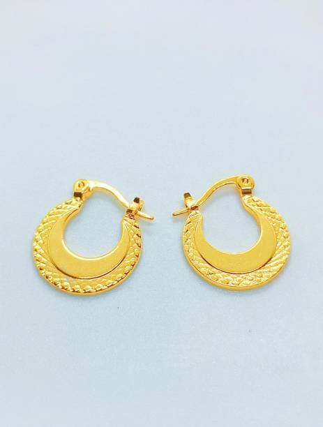 Gold plated earrings studds hoops Alloy Stud Earring