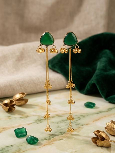 Stylish Earrings for Women and girls Brass Tassel Earring