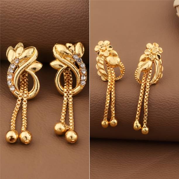 Trending Earrings Combo Set for Women Brass Drops & Danglers