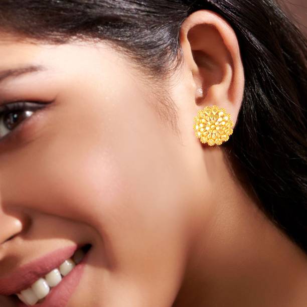 IGA COLLECTION Jhumki Stylish Fancy Party Tops Earring For Women &amp; Girls Brass, Alloy, Metal Stud Earring