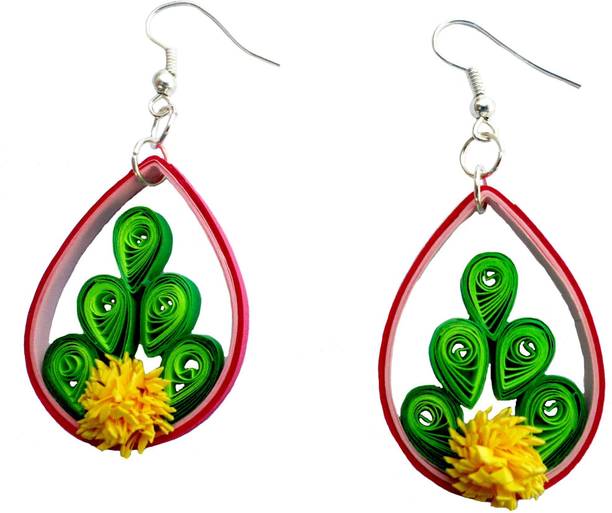 Designer's Collection Designers Collection Paper Quilling Earrings Paper Drops & Danglers