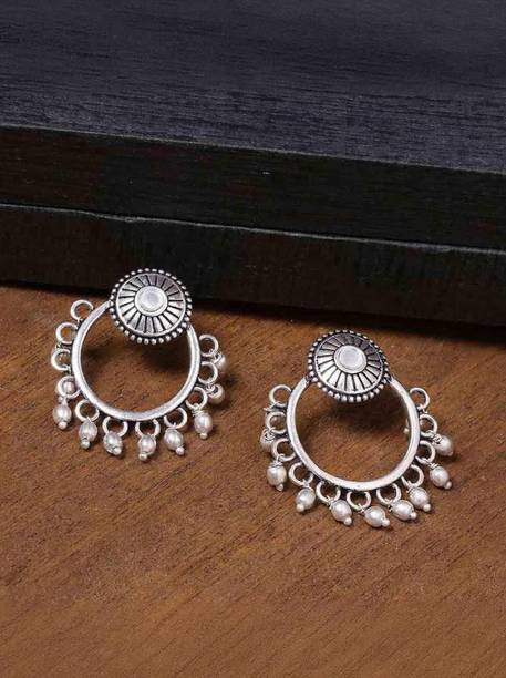 Work Essentials Ethnic Hoop Earrings Brass Drops & Danglers