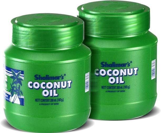 SHALIMARS Coconut oil WM 200ml*2 Coconut Oil Jar