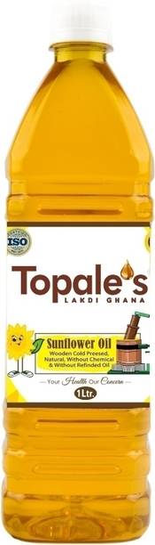 Topale's Lakdi|Wooden Pressed Sunflower tr Surajmukhi ka Tel|Cooking|Kolhu|Unrefind Sunflower Oil