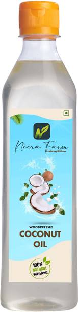 NeeraFarm Wood Pressed | Pure Edible Cold Pressed Coconut Oil PET Bottle Coconut Oil PET Bottle