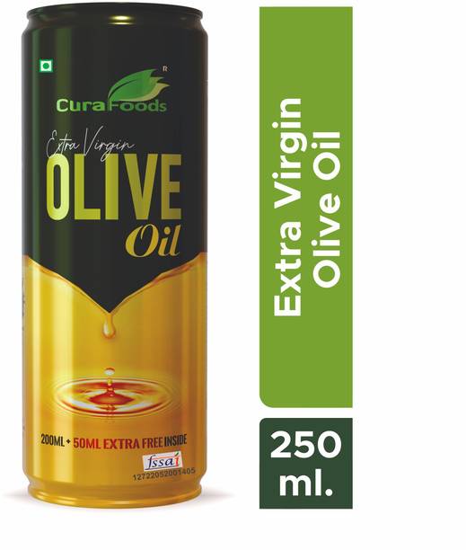 Cura Extra Virgin Olive Oil Tin (Jaitun Tel) 250ml Olive Oil Tin