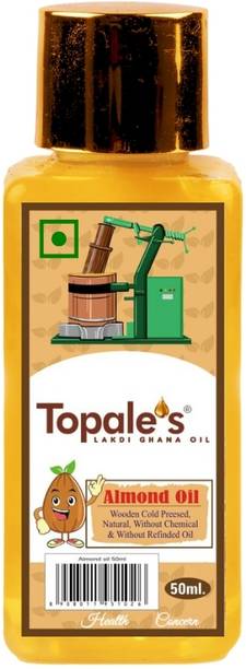 Topale's Lakdi|Wood Pressed Virgin Sweet |Badam Tel|Massage|Hair ReGrowth Almond Oil PET Bottle