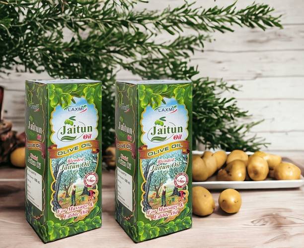 LAXMI Jaitun tail extra light virgin edible tel body massage hair cooking oil Olive Oil PET Bottle