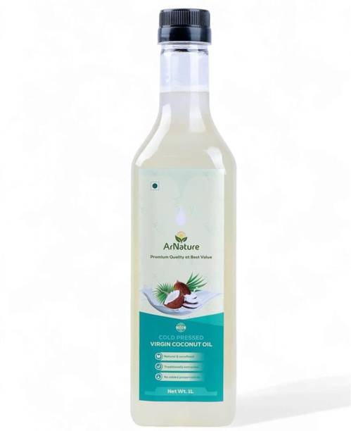 ARNATURE Cold Pressed Coconut Oil Natural & Edible Fo...