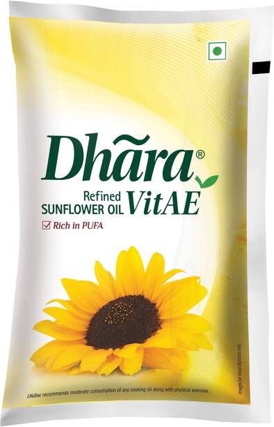 DHARA Refined Sunflower Oil Pouch