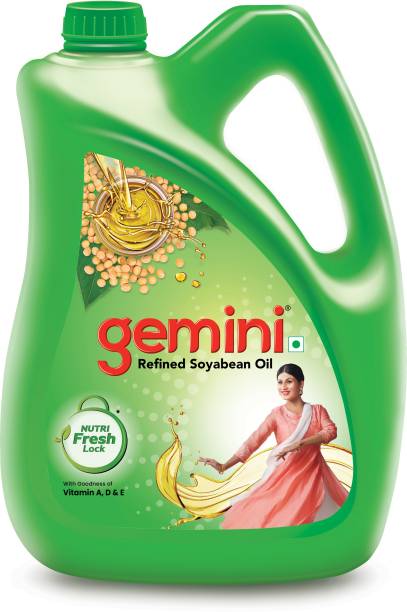 Gemini Refined Soyabean Oil Can