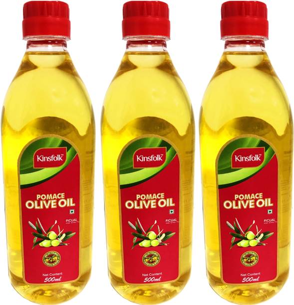 Kinsfolk Pomace ( PACK of 3 ) Olive Oil Plastic Bottle